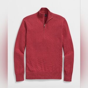 Brooks Brother -- NWT -- Supima Cotton Zip Neck -- XXL -- Great Red Color!!